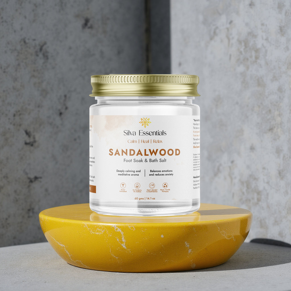 Sandalwood Bath Salt | Deeply calming, Balances emotions